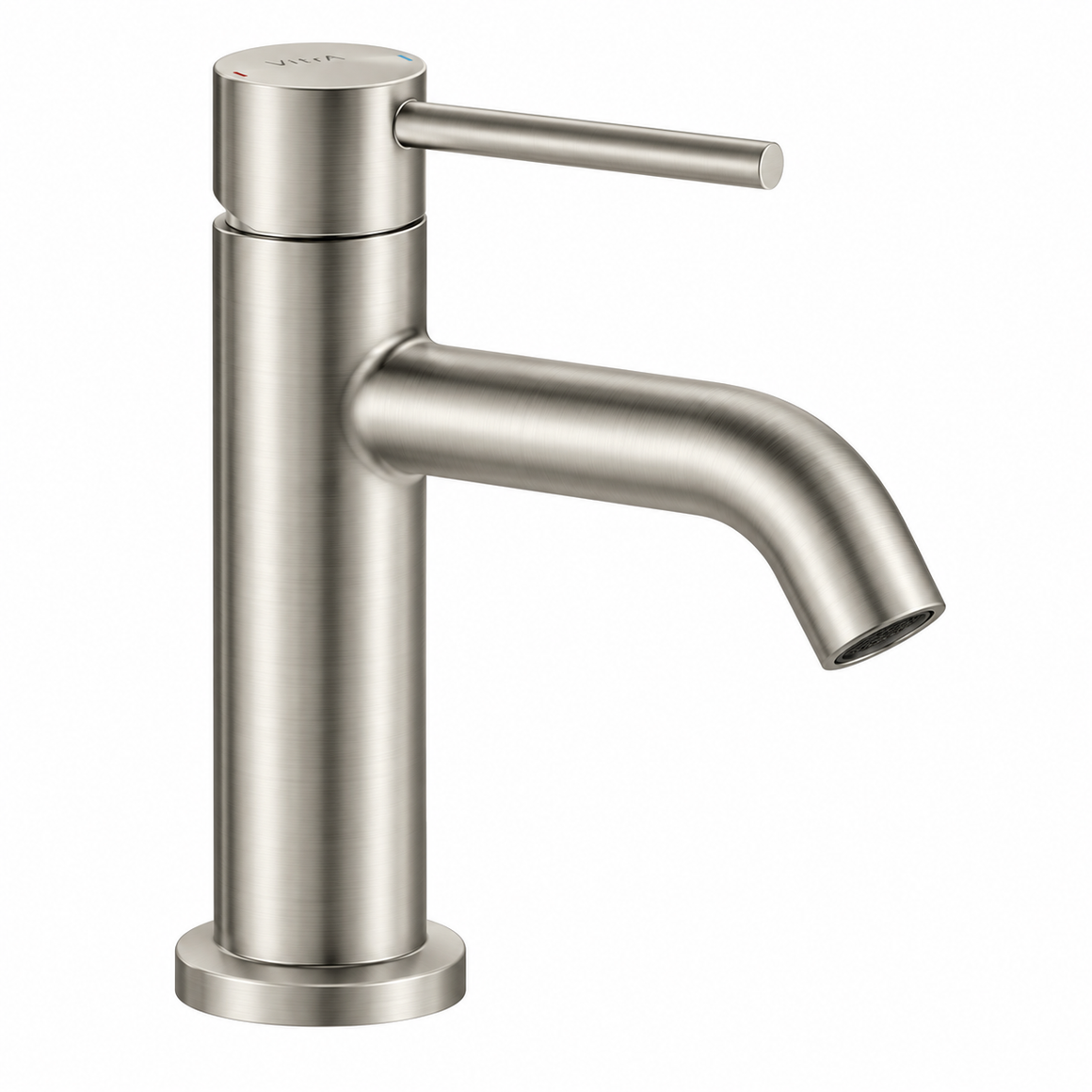 VitrA Root Round Wastafelkraan Nikkel