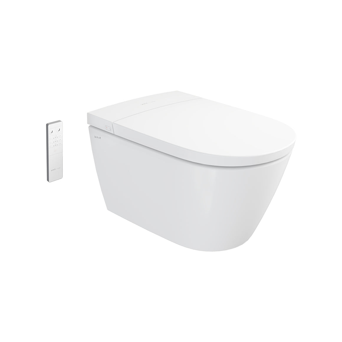 VitrA V-Care 3 Base douche WC wit productfoto met afstandsbediening #variant_57407838257476