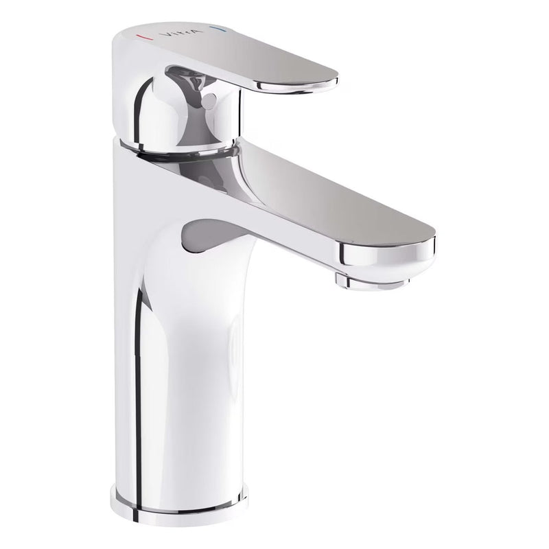 VitrA Root Round wastafelkraan Chroom - vooraanzicht #variant_56365782499652