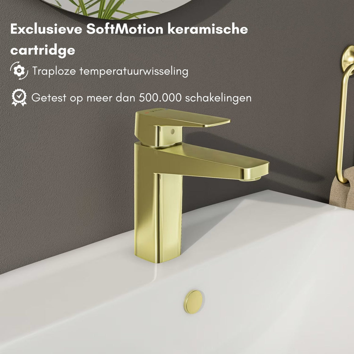 VitrA Root Square Wastafelkraan