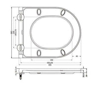 Vesta randloos wandtoilet Wiesbaden met Tornado Flush, Soft Close & Quick Release toiletbril in mat wit