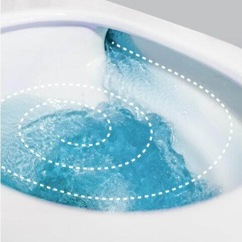 Wandcloset Wiesbaden Vesta Mat Zwart – Rimless Toilet met Tornado Flush, Softclose & Quickrelease Zitting