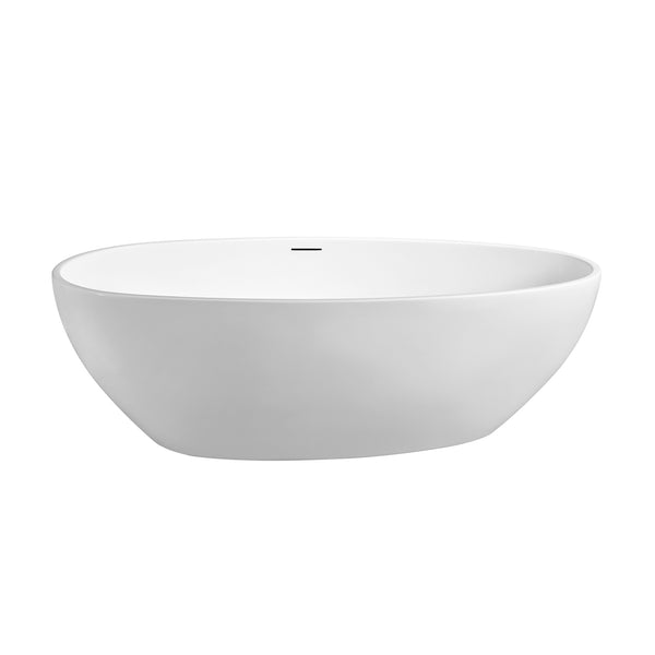 Wiesbaden Ellips Vrijstaand Bad 180 × 90 cm - Wit Glans