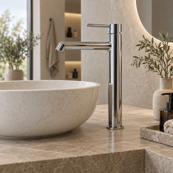 Wiesbaden Style XL wastafelkraan hoog