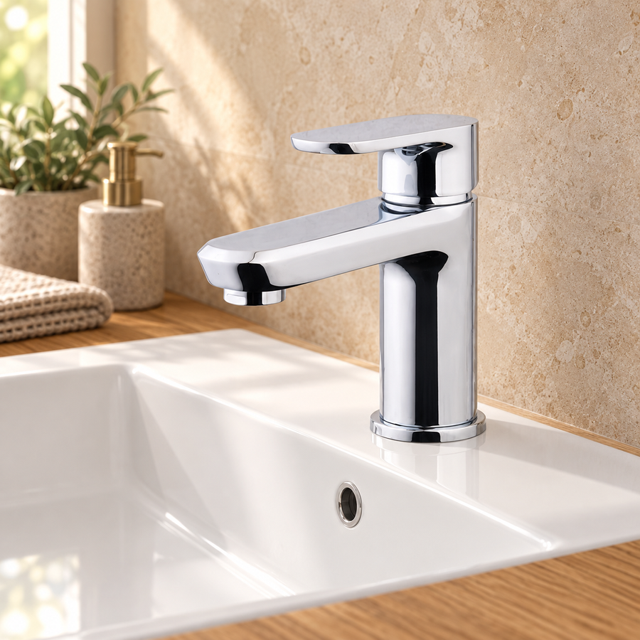 Xellanz Trop wastafelkraan chroom 29.3520 - sfeerbeeld #kleur_chroom