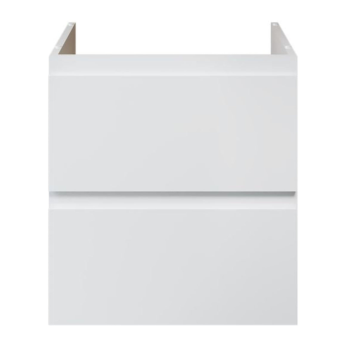 ALONI SALLY XL WASTAFELONDERKAST - 2 LADES - SOFTCLOSE - GREEPLOOS - 56X60X45,3 CM - GLANZEND WIT - detailafbeelding