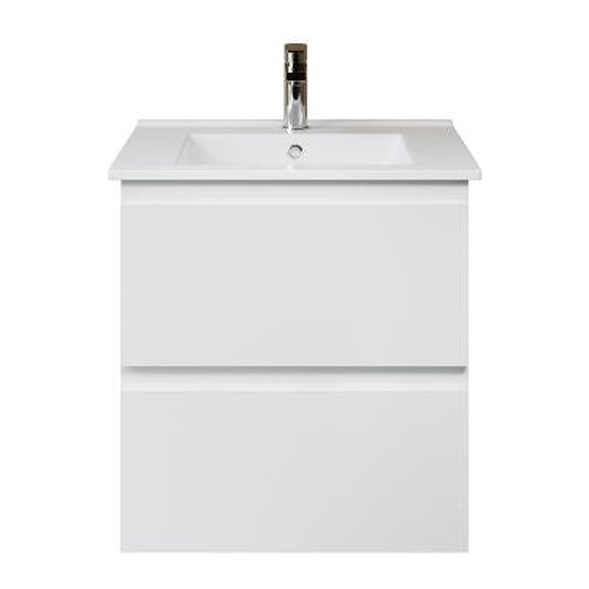 ALONI SALLY XL WASTAFELONDERKAST - 2 LADES - SOFTCLOSE - GREEPLOOS - 56X60X45,3 CM - MAT WIT - detailafbeelding