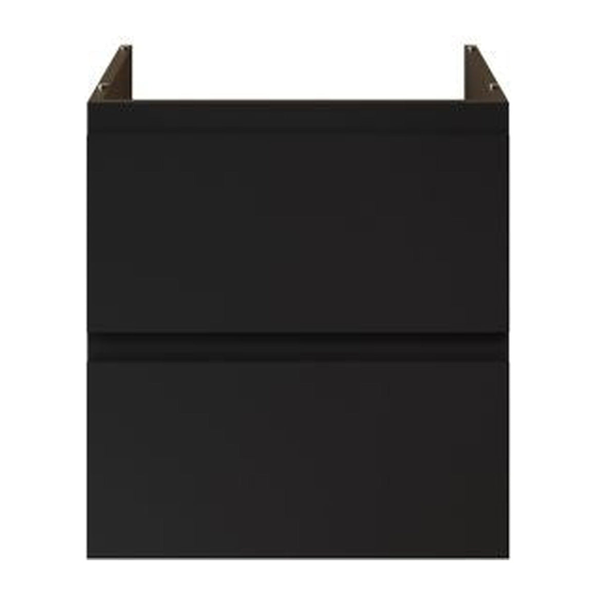 ALONI SALLY XL WASTAFELONDERKAST - 2 LADES - SOFTCLOSE - GREEPLOOS - 56X60X45,3 CM - MAT ZWART - detailafbeelding