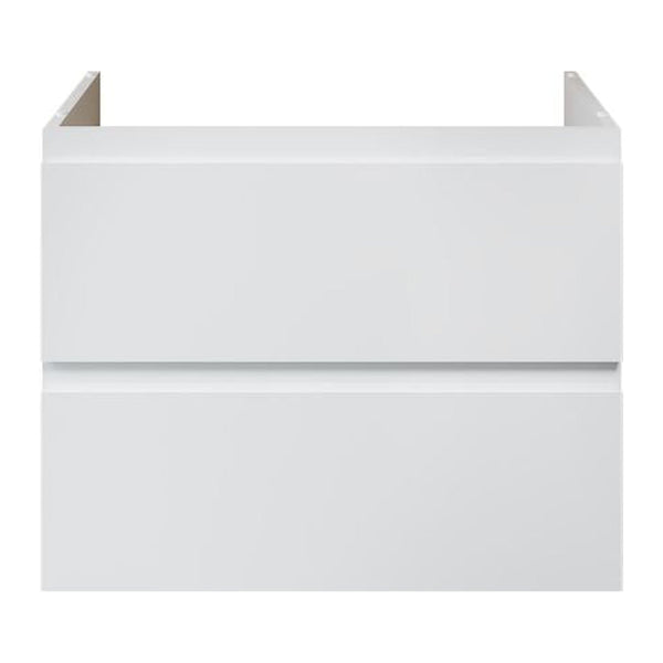 Aloni Sally XL Wastafelonderkast - 2 Lades - Softclose - Greeploos - 76 × 60 × 45,3 cm - Glanzend Wit