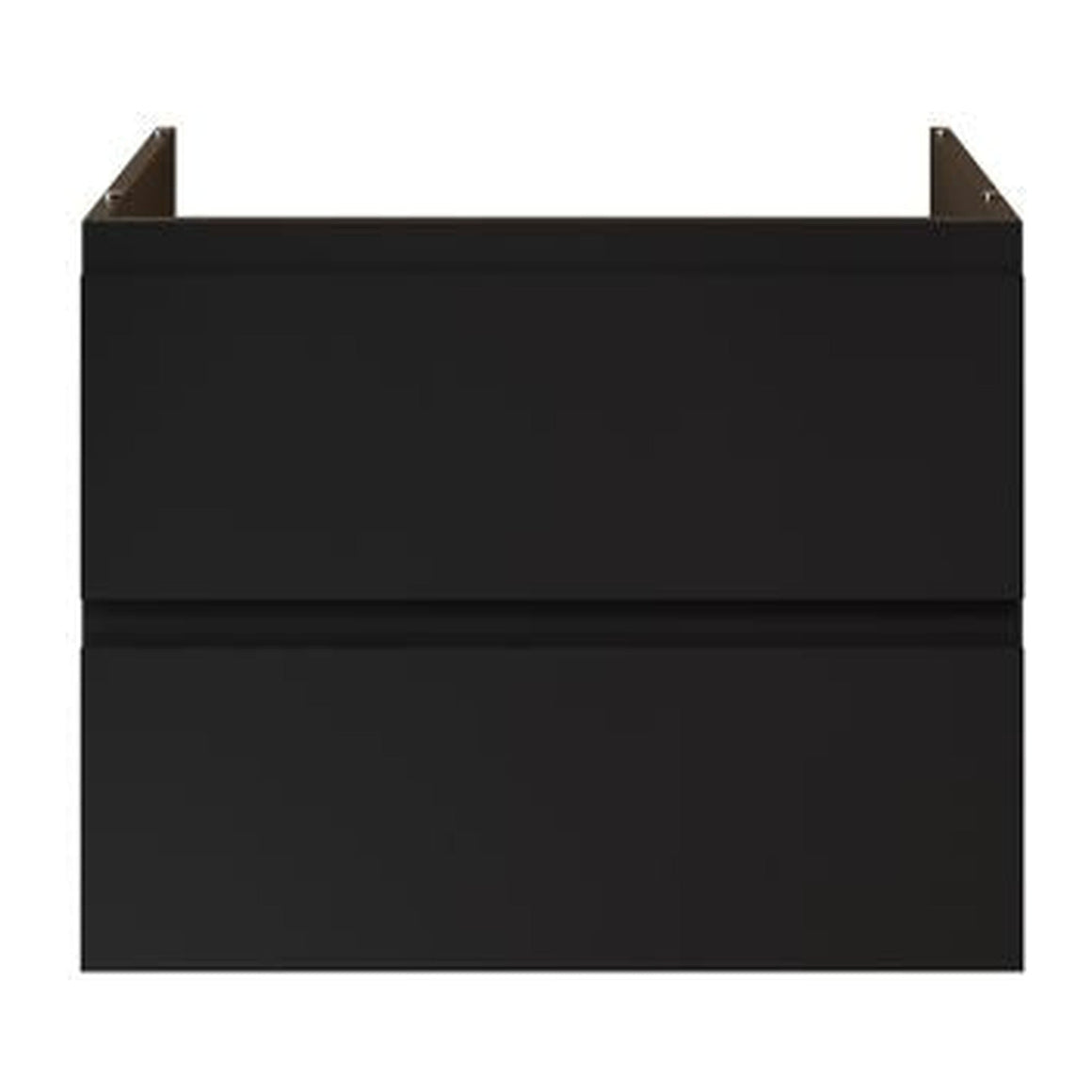 ALONI SALLY XL WASTAFELONDERKAST - 2 LADES - SOFTCLOSE - GREEPLOOS - 76X60X45,3 CM - MAT ZWART - detailafbeelding