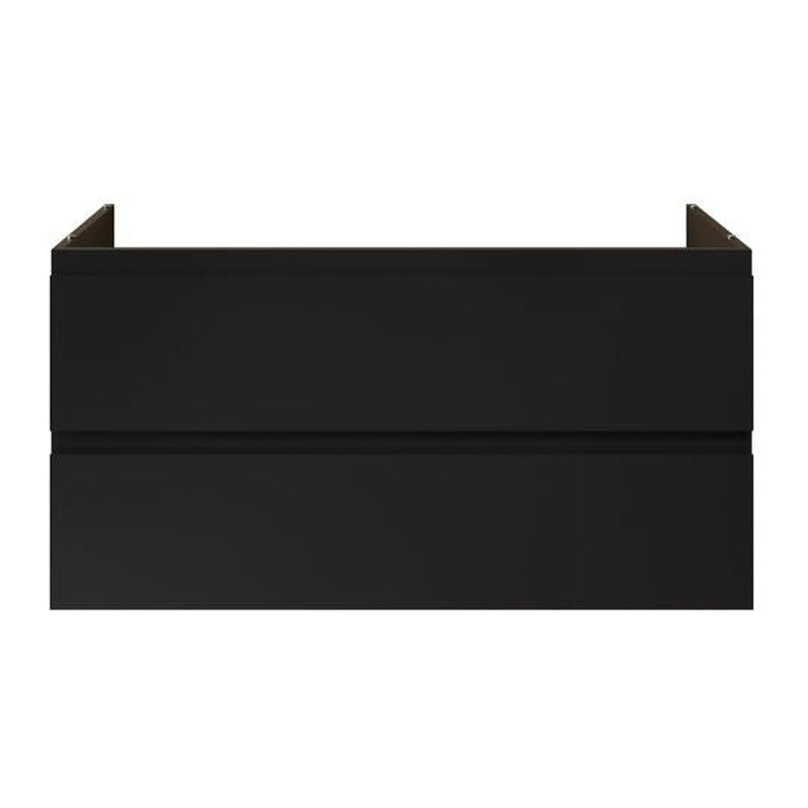 ALONI SALLY XL WASTAFELONDERKAST - 2 LADES - SOFTCLOSE - GREEPLOOS - 118X60X45,3 CM - MAT ZWART - detailafbeelding