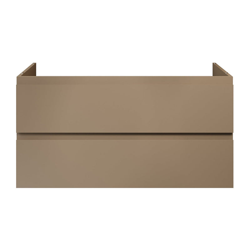 Aloni Sally XL wastafelonderkast 118 cm zand uit complete set