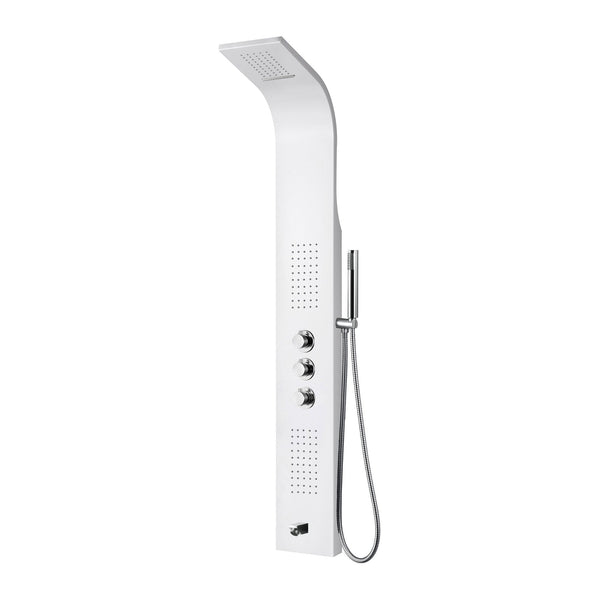 Aloni Thermostatische Douchepaneel Wit