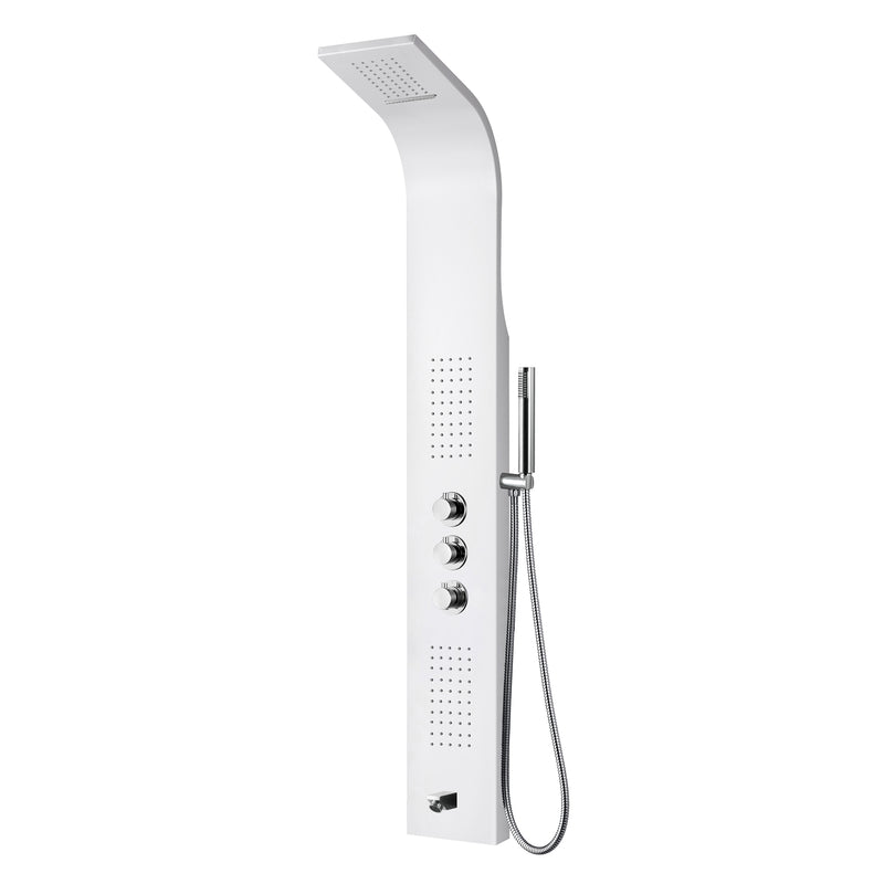 ALONI THERMOSTATISCHE DOUCHEPANEEL WIT