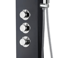 ALONI THERMOSTATISCHE DOUCHEPANEEL ZWART